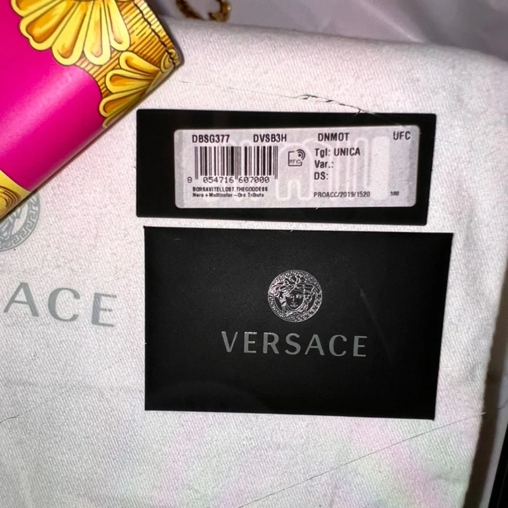 Versace The Goddess Clutch Collection Nero Multicolor - Picture 15 of 16